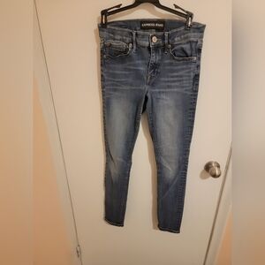 Express Jeans Legging Mid Rise Size 4R Pre-owned 28 x 29